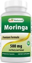 Mejores Naturales Moringa Superfood 500 mg 60 cápsulas de verduras