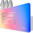 Dry Anti Fog Cloth, 3 Pack Antifogging Cloth for Eyeglasses, Screen, Goggles, Reusable and Portable Cleaning Cloth Lens Wipe for Coated Eyeglasses with Masks
