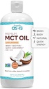 AS-IS Simplemente Premium MCT Oil C8 & C10 ← Desarrollado TENIDO 100% de Cocos No GMO TENIDO Perfecto para el café de la mañana TEN Quick Clean Energy TEN 32 fl oz (63 Servings)