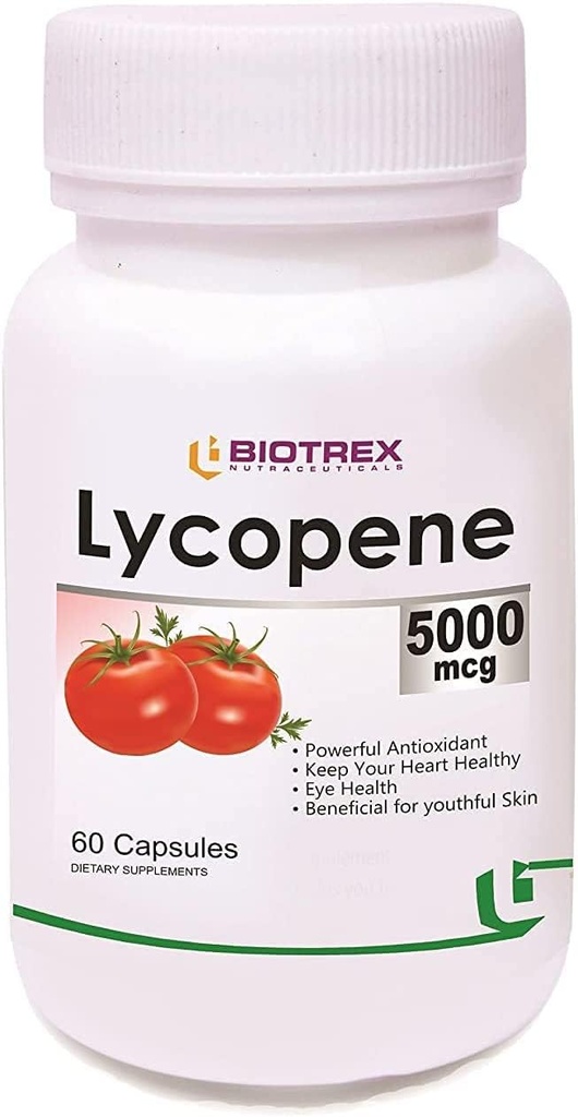 BETT Biotrex Nutraceuticals Lycopene with Multivitamins -5000 Mcg (60 Capsules)