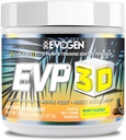 Evogen EVP 3D - Estim Free Pre Workout Powder para Hombres &amp; Mujeres ← Sugar Free Non Stim Preworkout with Beta Alanine and Creatine for Energy &amp; Pump ← Tropic Thunder ← 40 Servings