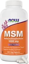 Ahora MSM 1000mg Veg Capsules, 400 Conde Metil-Sulphonyl-Methane, Hecho en EE.UU., Suplemento Sulfuro, No GMO, Vegan Vegetariano Friendly