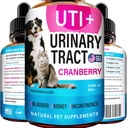 Tratamiento de la UTI de gatos - Tratamiento de la Infección de la Tracto urinaria para mascotas - Apoyo al riñón - Control de la vejiga para la incontinencia de perros - Cat UTI Remedy - Suplemento de arándano - US Made - 2fl.oz