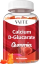 Calcio D-Glucarate Gummies 1000mg - CDG Cleanse Supplement for Men and Women, Hormone Metabolism Balance " Menopause Supports, Non-GMO, Vegan, Gluten Free, Soy Free Supplements, 60 Gummy Chewables