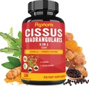Cissus Premium Quadrangularis Capsules con Boswellia, Guggul, Turmeric, Black Pepper Extract - 150 Capsules - 5 Month Supply