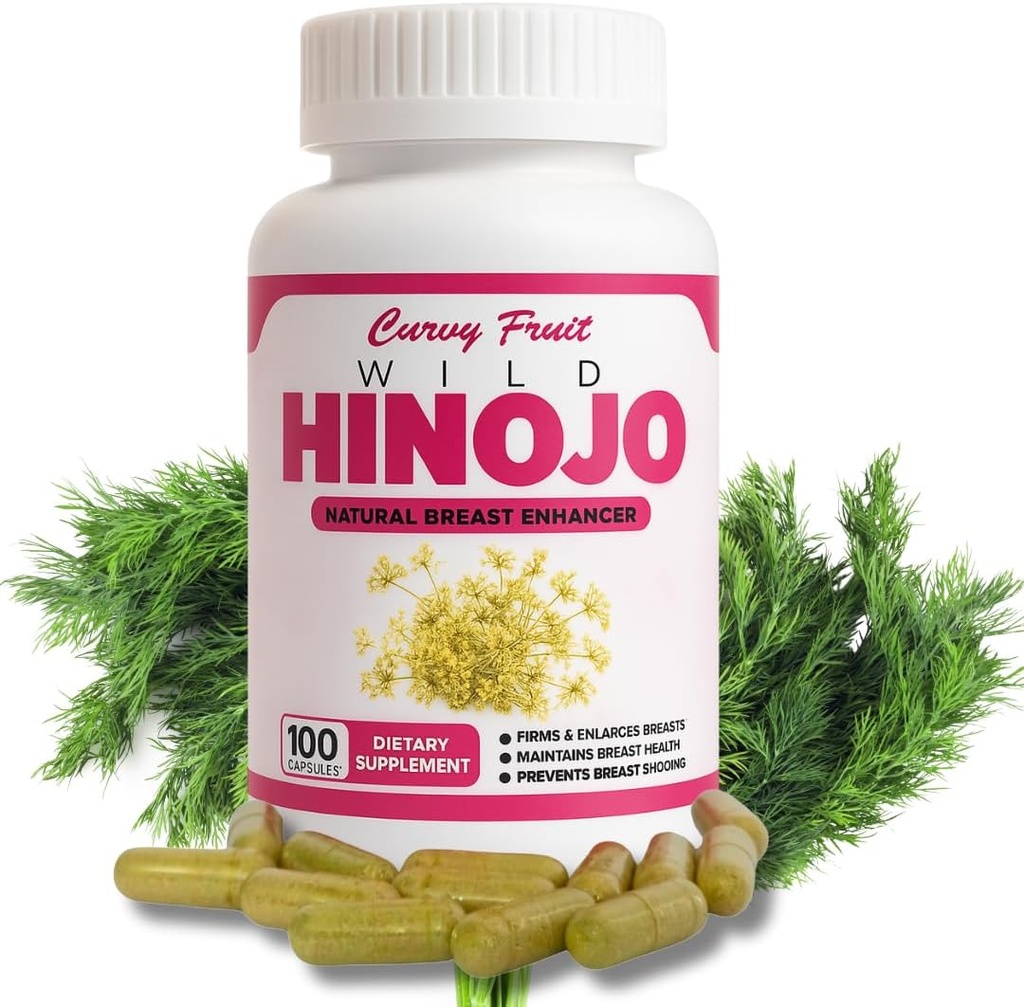 Capsulas de hinojo silvestre – Mejora natural de busto " Lifting " Prevent Sagging " Adds Volume TEN 100% Fórmula herbal para un look más completo y más firme ← 550 mg – Suministro de 31 días