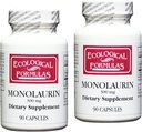 Formulas ecológicas Monolaurin 300 mg 180 cápsulas (90 cápsulas x 2 botellas)