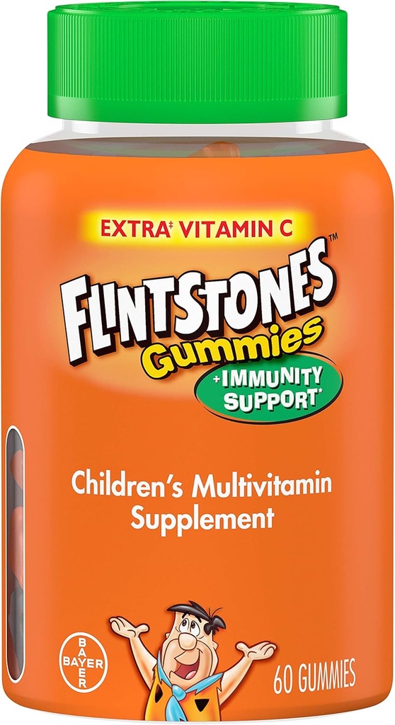 Flintstone Gummies Imunit Size 60ct One A Day Flintstones Vitaminas Plus Immunity Support