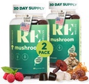 Magic Mushroom Gummies for Adults I Veg Low Carb Lion's Mane Supplement I Mushroom Supplement ← Chaga Cordyceps Shiitake Turquía ANTE Cognitive & Immune Support Boost Energy Focus Mood ← 2 Pack