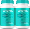 (2 Pack) GutOptim Vitamina, Fórmula avanzada cápsulas para Gut Health, GutOptim Todo el Suplemento Natural para el Bienestar Digestivo, Fórmula Oficial de Fuerza Extra, Gut Optim Reseñas (120 cápsulas)