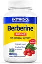 Enzymedica Berberine 800 mg – Cápsulas Vegan para el apoyo metabólico – de Barberry de origen sostenible – no GMO, libre de gluten, sin explosivos – 60 cápsulas