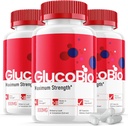 (3 Pack) Glucobio Capsules - Fórmula Oficial - Gluco Bio Support Supplement Vitamin, Glucobio Health Wellness Capsules Maximum Strength, Glucobio, Gluco Bio Pills Advanced Support (180 cápsulas)