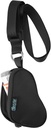 Beautyflier Asma Inhaler Case Lanyard Holder Keychain Travel Handy Mini Bag para adultos y niños, no incluye Inhaler (Black)