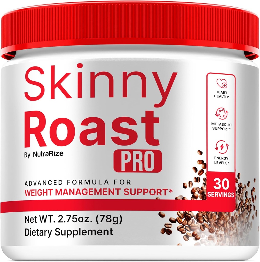 Skinny Roast Pro - Premium Powder Formula for General Health &amp; Fitness, SkinnyRoast Pro to Support Healthy Lifestyle &amp; Maintain Energy, Official Skinny Roast Pro In A Jar Review (30 Servings)