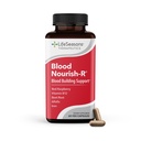 LifeSeasons Blood Nourish-R - Iron Deficiency Supplement - Supports Anemia, Fatigue & Dizziness - No Constipation - Blood Building - Iron, Beet Root, Alfalfa, Raspberry & Vitamin B-12-60 Capsules