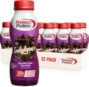 Premier Protein Indulgence Protein Shake, 30g Protein, 3g Sugar, Decadent Dark Chocolate, 11.5 fl oz, Pack de 12