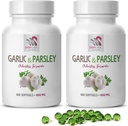 suplementos de ajo - GARLIC AND PARSLEY ODORLESS FORMULA - vitaminas de salud ósea para mujeres, alicina de ajo, alicina, suplementos de ajo, perejil de ajo, cápsulas de perejil, ajo sin olor - 2B 200 cápsulas