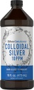 Carlyle Colloidal Silver Liquid | 10 PPM | 16 fl. Oz (473 mL) | with Nano Silver Technology Solutions | Vegetarian, Non-GMO, Gluten Free Supplement