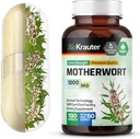 BIO KRAUTER Motherwort Capsules 1200 mg - 100 Conde - Motherwort Herb Supplement - Promote Relaxation - Women’s Support Capsules