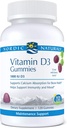 Naturales nórdicos Pro Vitamina D3 Gummies, Berry silvestre - 120 Gummies - 1000 UI Vitamina D3 - Gran sabor - Huesos saludables, Mood &amp; Immune System Función - No GMO - 120 Servimientos