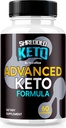 Píldoras de Keto, Cápsulas de pérdida de peso de Keto Premium, suplemento de Keto natural para apoyar los objetivos de fitness y corporal, Reseñas oficiales de ShreddedKeto (60 cápsulas)