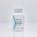Nutracéuticos Thrive Activado B-Complex con Quatrefolic - 60 cápsulas no transgénicos - Suplemento dietético de Kosher para la salud óptima - libre de levadura y gluten, soporta la energía y la función cognitiva