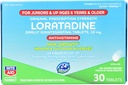 Rite Aid Kid's Non-Drowsy Alergy Relief, Loratadine 10mg, Mint Flavor - 30 Tablets ¦ Orally Disintegrating Tabs ← Ages 6 y Older