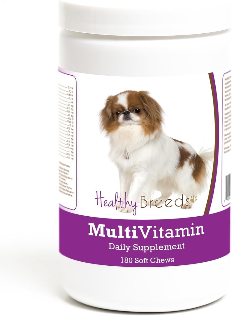 Hierbas saludables Japonés Chin Multivitamínico Soft Chew for Dogs 180 Count