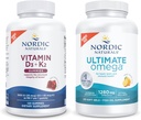 Nordic Naturals Starter Pack - Vitamina D3+K2 Gummies, Ultimate Omega