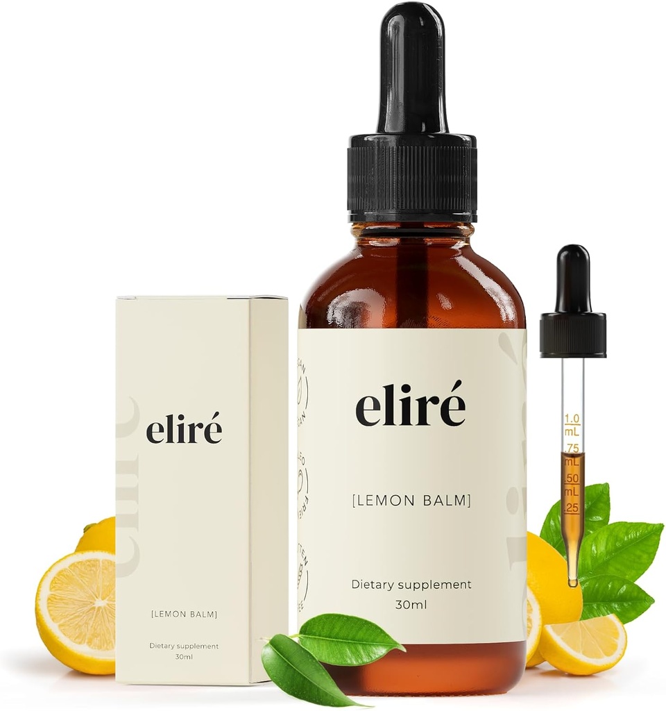 Caídas de limón orgánico (10:1) – Extracto libre de alcohol con sólo 3 ingredientes – Confort digestivo suave después de la comida y alivio ocasional del rubor – Mezcla en té – Orgánica, Kosher, No GMO – 1 on