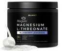 Triple sueño Magnesio L-Threonate Powder w. Apigenin, L-Theanine + Melatonin - Magtein Magnesium L Threonate Suplemento - Magnesio de alta resistencia para el sueño profundo &amp; calma Ayuda natural del sueño para adultos