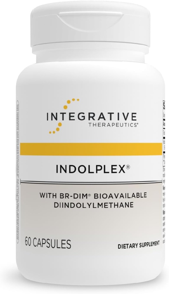 Terapéutica Integrativa Indolplex – 240mg Bioavailable DIM for Hormone Balance Support* - Supports Estrogen Metabolism* - Gluten-Free &amp; Dairy-Free - 60 cápsulas (30 servidos)