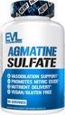Evlution Nutrition Agmatine Sulfate Nitric Oxide Capsules - High Strength Agmatine Sulfate Nitric Oxide Supplement for High Intensity Pumps Muscle Growth Recovery and Performance - 60 Servings