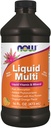 AHORA Suplementos de alimentos, Multi líquido, sabor a naranja tropical, Absorción rápida, con fitonutrientes añadidos, 16 onzas
