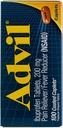 Alimentador de Dolor Advil/Fever Reductor 200mg Caplets - 100 Ct, Pack de 3