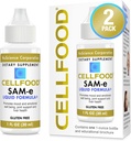 Cellfood SAM-e Liquid Formula+ - 1 fl oz, Pack of 2 -Easier Absorption " Better Bioavailability - Gluten Free, Non-GMO - 60-Day Supply