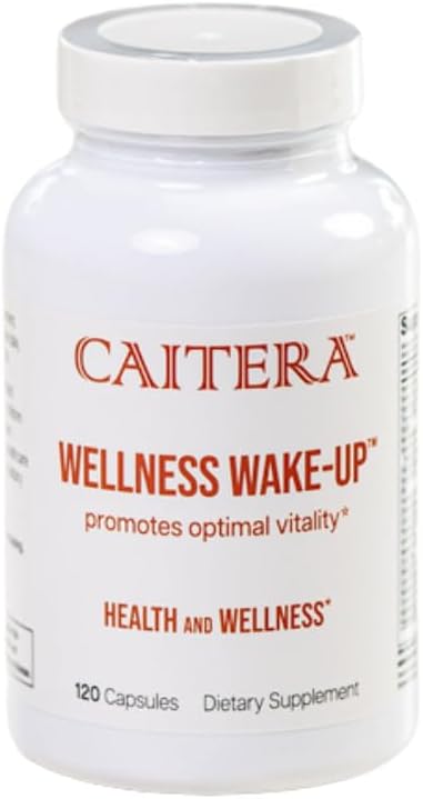 Wellness Wake-Up | 6-in1 Dietary Supplement for Men/Women | Vitamin, Mineral, Enzyme & Probiotic Complex to Support Optimal Health and Vitality | Vegan 120 Capsules
