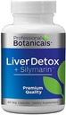 Liver Detox y Cleanse Suplemento, Herbal Liver Support Suplemento con Milk Thistle Seed Extract, Silymarin 80%, Organic Beat Thistle, Dandelion Root, - 60 Vegetarian Capsules