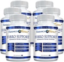 Investigación Fibro Verificado Soporte - 540 cápsulas - MSM, Magnesio, Vitamina D3, BioPerine - 6 Mes de Suministro - Vegan