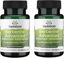 Swanson Berberine Advanced Enhanced Absorption - Destacando Berbevis 550 mg 30 Veg Caps (2 Pack)