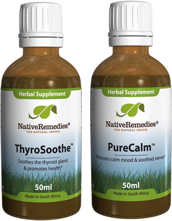 Native Remedies ThyroSoothe and PureCalm ComboPack