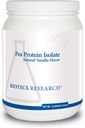 Biotics Research Pea Protein Isolate Natural Vanilla Flavored, Mixes Fácilmente con Agua o Jugo, Premium Pea Proteína, 21 gramos Proteína Limpia por Servir 16 onzas