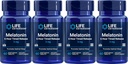 Extensión de la vida Melatonina 6 horas de liberación 3 mg, 60 tabletas vegetarianas (Pack of 4)
