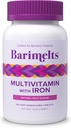 BariMelts Multivitamínico Bariat con Hierro, 60 Tablas de resolución rápida (1-Mes), Vitaminas Bariatricas Libres de Azúcar para Mujeres, Sabor de Frutas Naturales