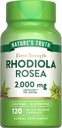 La verdad de la naturaleza Rhodiola Rosea ← 2000mg ← 120 Capsules 