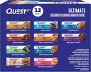 Quest Nutrition Ultimate Variety Pack Protein Bares, High Protein, Low Carb, Gluten Free, Keto Friendly, 12 Count