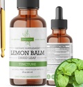 Lemon Balm Tincture – Alcohol-libre Silencio Melissa Officinalis Líquido Extracto Silencio Natural Calming &amp; Sleep Support TEN Herbal Stress Relief – 2 oz
