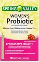 Suplemento Probiótico para Mujeres con Inulina Prebiótica – Digestiva, orina, &amp; Apoyo a la Salud Inmunitaria, 1 billón de Culturas Activas, 8 Strains, 30 Conde Cápsulas – Probióticos de Salud Gut para Mujeres