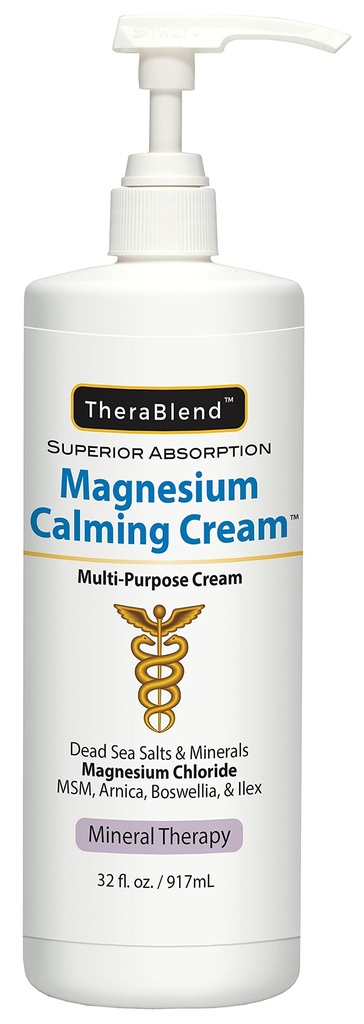 Crema de calma de magnesio 32 oz