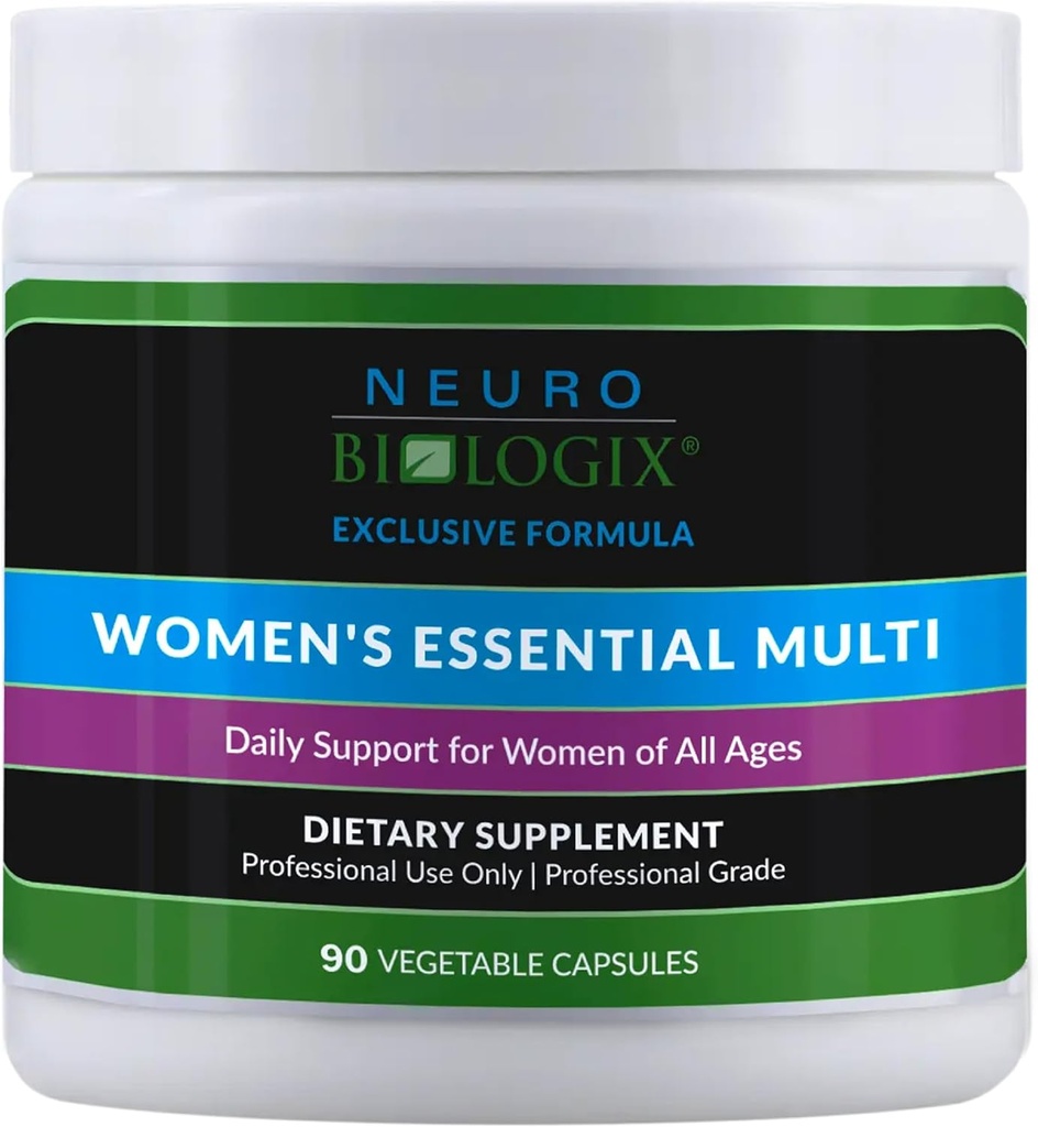 Neuro biologix Mujer Esencial Multi por Neurobiologix (90 Capsules) - Una vez la Multivitamina de las Mujeres Diarios con Hierro ← Bioavailability Superior TEN Methylation and Hormone Support